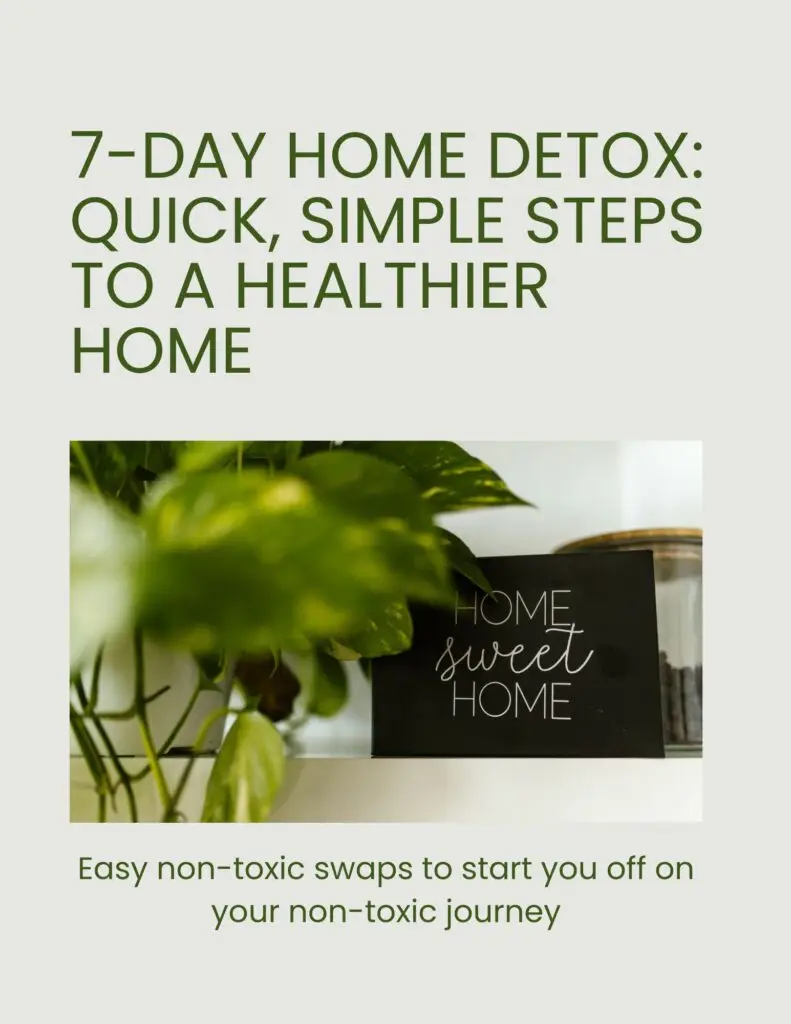 home detox, healthy home